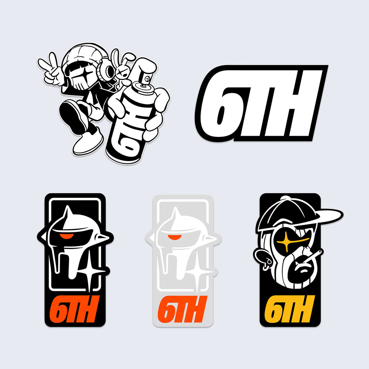 6TH Sticker Pack Vol. 1
